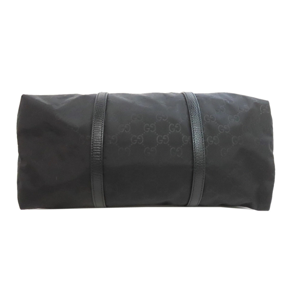 Gucci GG Tote Zip Leather Black 2Way Bag Top - Picture 4 of 11